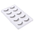 thumbnail image 4 of LULULION 5Pairs Comfortable Black False Eyelash Extensions Natural Length for Stylish Makeup, 4 of 6