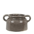 thumbnail image 2 of Privilege Large Gray Ceramic Vase, 2 of 2