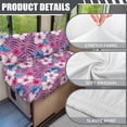 thumbnail image 6 of XYZCANDO 2-Piece RV Dining Chair Seat Covers Comfortable Breathable, Compatible with Camper Travel Trailer RV Booth Seat Covers(Tropical Hibiscus Floral Print), 6 of 9