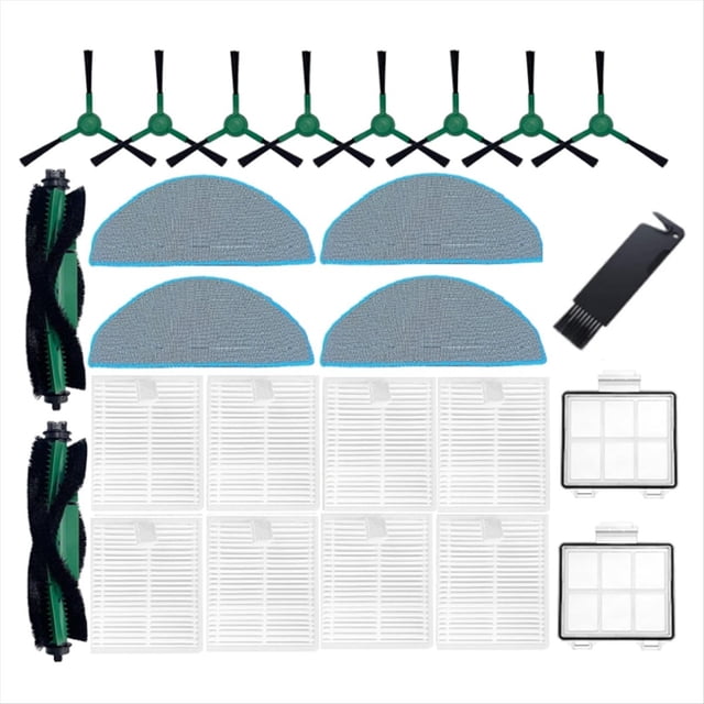 Kit de Accesorios para Aspiradora Robot para Essential Series Y0140 Y0110 Y0112, Cepillo Principal, Filtro, Mopa y Almohadilla
