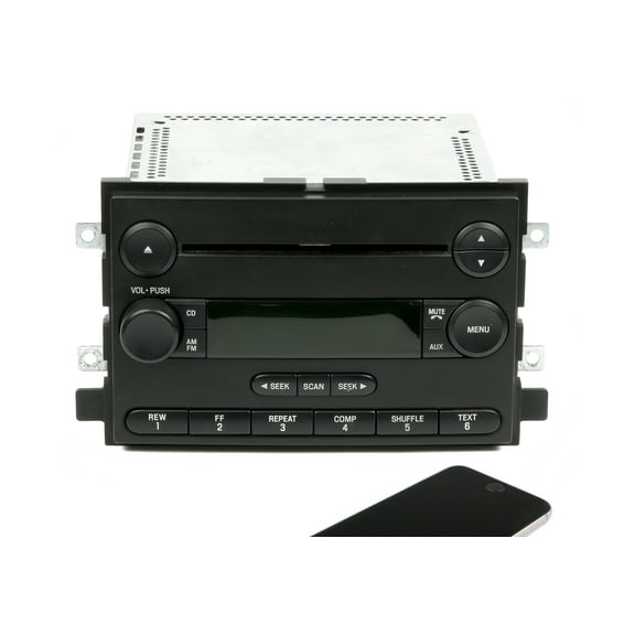 Restored 2006 Ford Mustang Freestyle AM FM CD Player Radio with Bluetooth 6F9T-18C869-BB (Refurbished)