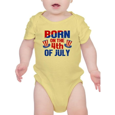 

Born On 4Th Of July Bodysuit Infant -Image by Shutterstock 6 Months