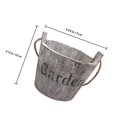 thumbnail image 2 of Raindrops 2Set Succulent Flower Pot Wood Barrel Planter Fresh Rustic Indoor Decoration, 2 of 8