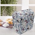 thumbnail image 3 of Botany Stand Mixer Cover, Rhythmic Winter Climate Birds Butterflies Flowers Print on Plain Backdrop, Kitchen Appliance Organizer Bag Cover with Pockets, 5 Quarts, White and Multicolor, by Ambesonne, 3 of 4