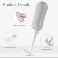 thumbnail image 2 of Bidé portátil FOOFOO de 450 ml, gran capacidad, manual, gris, 2 of 7