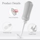 thumbnail image 2 of Bidé portátil FOOFOO de 450 ml, gran capacidad, manual, gris, 2 of 7