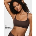 thumbnail image 2 of Women's Inbarely Soft Racerback Bralette Wireless Full Coverage  No Padding Unlined Bras, 2 of 6