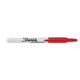 thumbnail image 2 of Retractable Permanent Marker, Fine Point, Red, 2 of 6