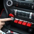 5 Pcs Dashboard Engine Start/Stop Button Switch Cover Trim For Ford for