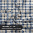 thumbnail image 5 of Round Tablecloth 60 Inch, Blue Checks Stripes Circle Dining Table Cover Waterproof Table Top Cover Round Outdoor Tablecloth for Dining Table, Buffet Parties and Camping, 5 of 8