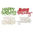 thumbnail image 2 of Birthday Die Cuts Happy Birthday Cutting Dies Templates for Kid Card Invitation Making DIY Scrapbooking Album Decor, 2 of 4