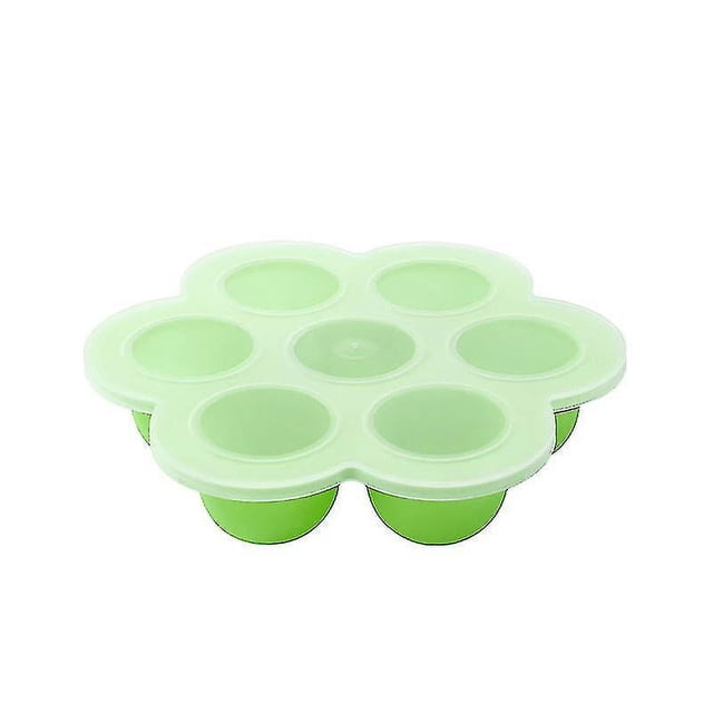 Caja de suplementos alimenticios de sílice de 7 orificios Caja 's -kee Molde de bandeja de hielo de paletas de sílice de 7 orificios Caja de alimentos suplementarios con orificios