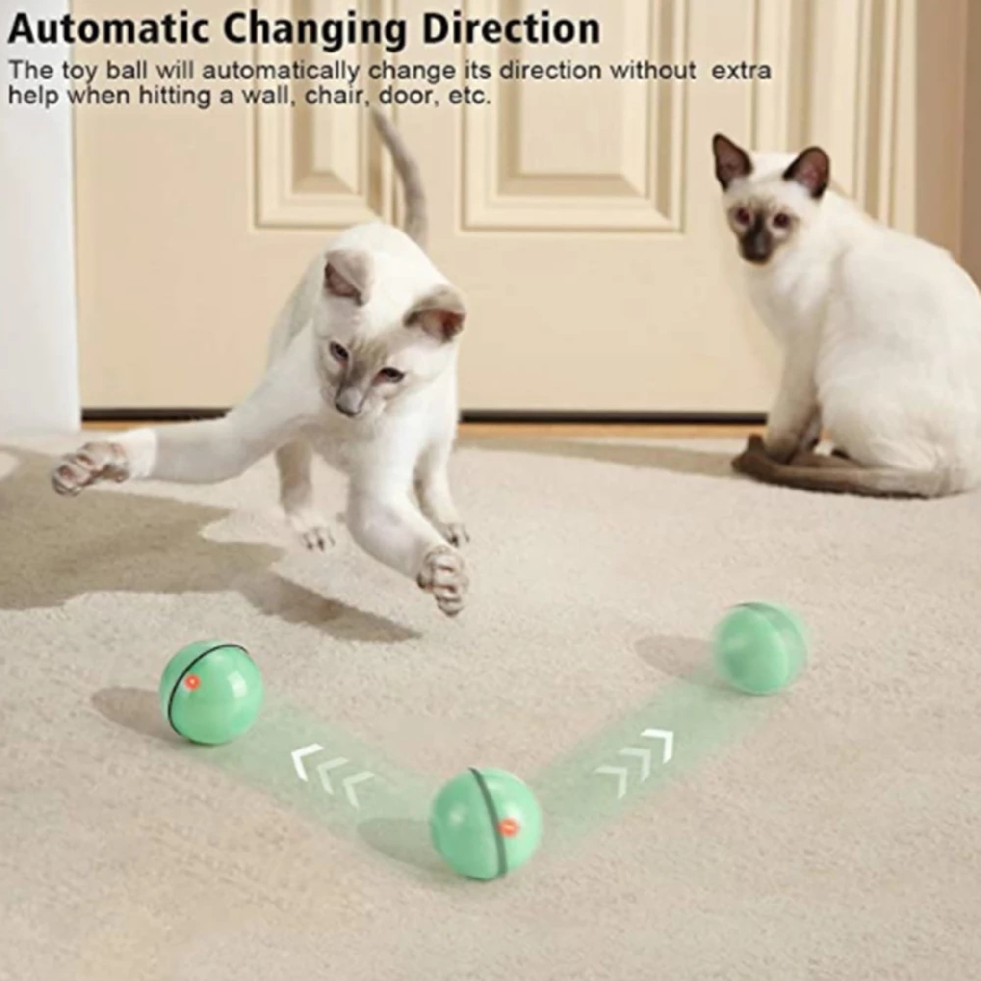 Dropship Smart Pet Toys For Dogs & Cats; Automatic Rolling Ball