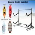 thumbnail image 6 of Bonnlo Freestanding Kayak Storage Rack, Gray, 6 of 8