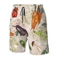 thumbnail image 5 of Disketp Men'S Swim Trunks Hawaiian Breathable Surf Beach Swimsuits Mesh Lining Beach Shorts With Pockets-Cute Vegetables, 5 of 9