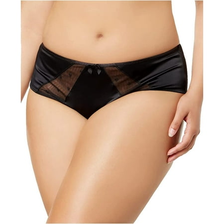 

QUIETTCEX Womens Plus Size Candi Full Brief Black X