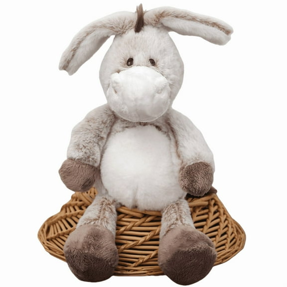 Soft Donkey Plush Stuffed Animal Toy, Cute Huggable Donkey Doll, Cozy Cuddle Companion, Healing Gift for Boyfriend Husband Anniversary Valentine’s or Birthday