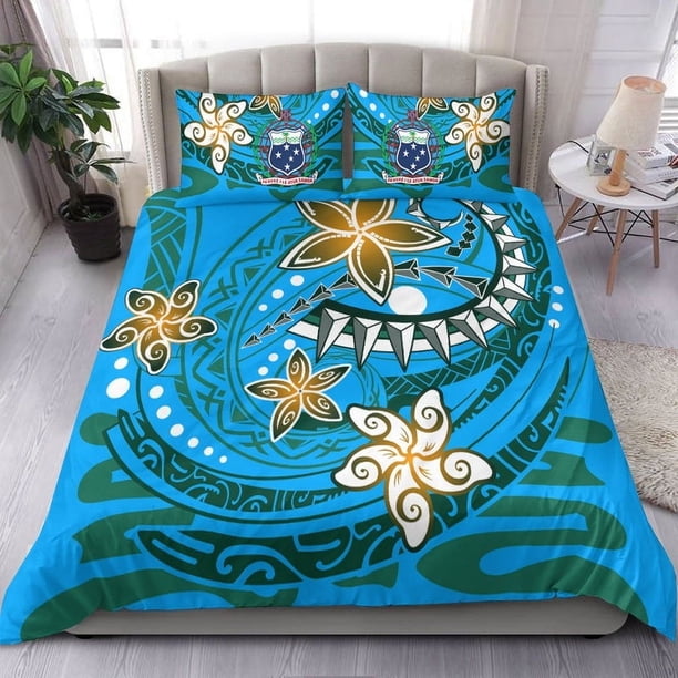 Juego de cama Samoa - Estilo Primavera Color Azul