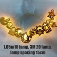 thumbnail image 3 of Ramadan Eid String Light Battery Operated Moon Star Lamp Mubarak Moon LED String Lights for Indoor Ramadan Festival Decorations, 3 of 7