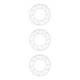 thumbnail image 4 of xinxixnxx Improved Performance And Wide Compatibility - Durable Bike Crank set Bicycles Crank Chain Ring 52T silver 3Set, 4 of 6