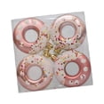 thumbnail image 3 of 4 Piezas de Adornos Navideños en Forma de Donut Macarena Colgantes 2,7 Pulgadas Decoración Navideña, 3 of 8