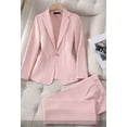 thumbnail image 4 of Ropa de negocios de primavera y otoño, ropa de mujer, traje de moda para mujer, ropa formal, traje de mujer con costuras, mono informal, traje pequeño, 4 of 7
