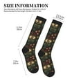 thumbnail image 4 of Pofeuu Boho Owl Print Compression Socks for Women & Men Circulation - Best Support for Nurses,Running,Athletic,Sports, 4 of 7
