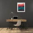 thumbnail image 3 of Fuchs, Jodi 20x24 White Modern Wood Framed Museum Art Print Titled - Red Hills I, 3 of 4