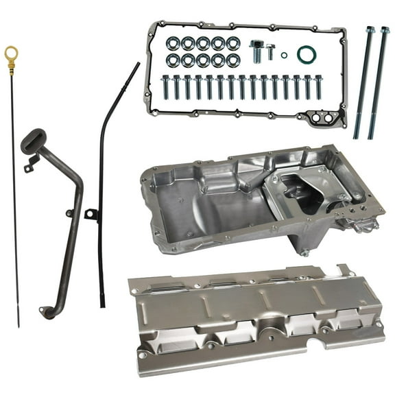 SEBLAFF  Muscle Car Engine Oil Pan Replacement for 1955-1995 RWD V8 GM Front Car Or Truck LS1 LS3 LSA LSX Engines 19212593