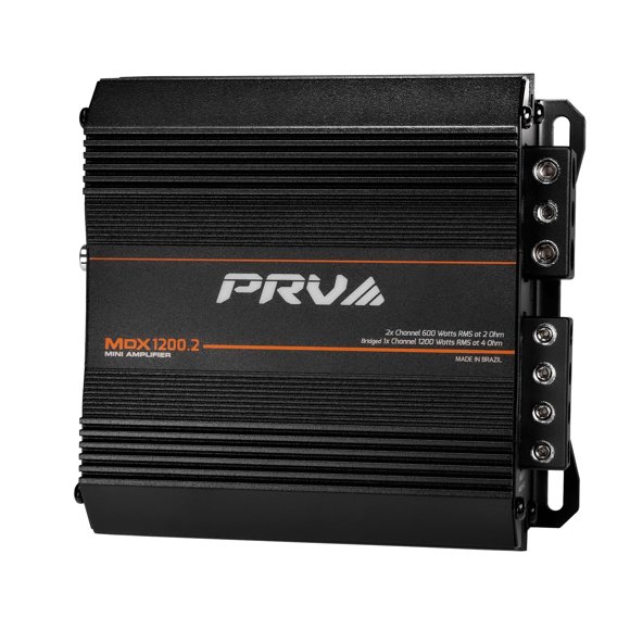 Amplificador para auto PRV AUDIO MDX1200.2 2x600 W RMS 2 ohm