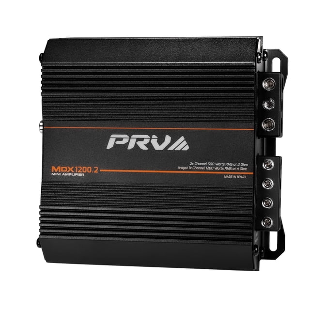 Amplificador para auto PRV AUDIO MDX1200.2 2x600 W RMS 2 ohm