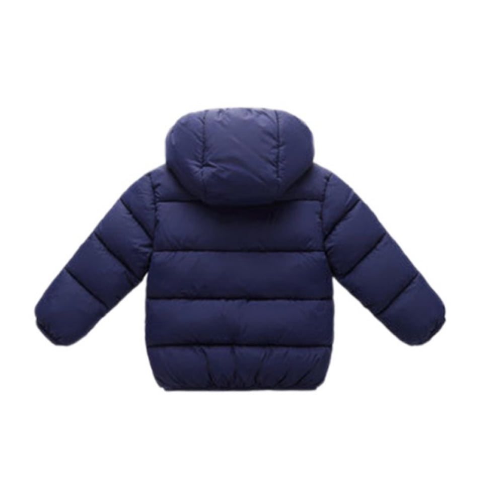 URMAGIC Toddler Little Boy Girl Winter Hooded Coat Lined Down Jacket for 2-6T Kids