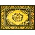 thumbnail image 1 of Ahgly Company Machine Washable Indoor Rectangle Oriental Yellow Asian Inspired Area Rugs, 5' x 8', 1 of 4