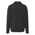 thumbnail image 5 of larppty Women's 2025 Fall Long Sleeve Knitted Button Down Sweaters Lightweight Cardigan for Women Dressy Casual Tops (Black, L), 5 of 6