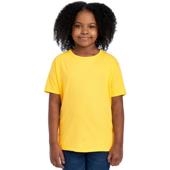 Fruit 100% Tee Youth Yellow