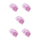 thumbnail image 3 of Bewildely Colector de pelo antibloqueo para desagüe de suelo, tapón adhesivo para desagüe de alcantarillado, colador para baño, bañera, Rosado 5piezas, 3 of 6