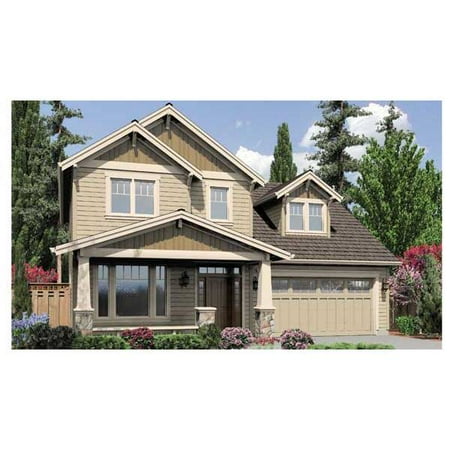 Thehousedesigners 2514 Country House Plan With Crawl E Departments