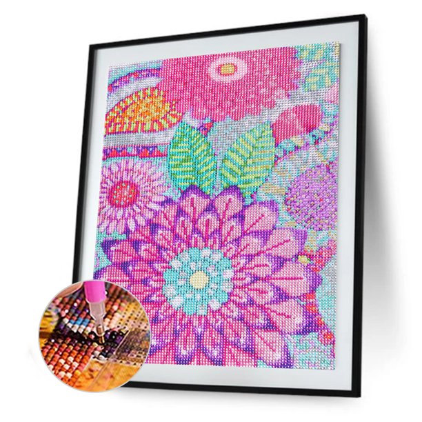 Cuadros Decorativos Serie de plantas de pintura de diamante de cristal redondo Ehuebsd Nuevos Originales