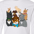 thumbnail image 4 of Inktastic Happy Dog Family Long Sleeve Youth T-Shirt, 4 of 5