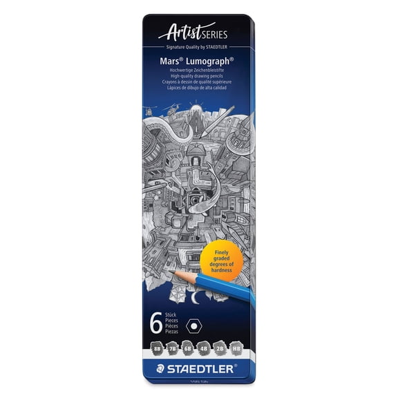 Lumograph Drawing Pencil 6-Pack