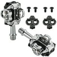 thumbnail image 3 of VENZO Shimano SPD Compatible Mountain Bike Clipless Pedals 9/16" With Cleats, 3 of 5
