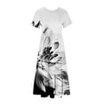 thumbnail image 3 of Robe Complète Georges Robes pour Femmes 2024, Chandail Tricoté à Encolure en U pour Femmes avec Dentelle et Robe Chandail au Tempérament à la Mode, 3 of 4