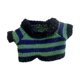 thumbnail image 1 of Ropa para muñecos de peluche de 20 cm, accesorios para animales de peluche, cómoda y elegante, para hacer tú mismo. Rayas verde oscuro, 1 of 7