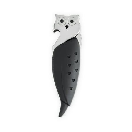 True Cahoots Owl Double Hinged Waiters Corkscrew - Multicolor Bottle Opener