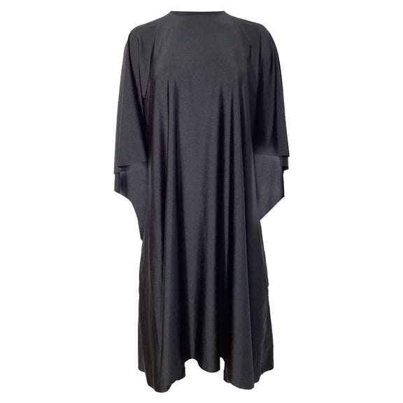Pre-Owned Balenciaga Loose Midi Dress in Black Polyamide