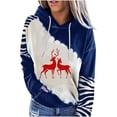 thumbnail image 1 of Mujeres Casual Navidad Impreso Manga Larga Con Cordón Sudadera Con Capucha Tops Blusa Pompotops gfhjh13343, 1 of 6