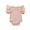 Pink, variant on XBASW Infant Baby Girls Rompers Short Sleeve Bodysuits Lace Sleeves Bodysuit Summer Cotton Onesies for 0-18M