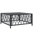 thumbnail image 5 of vidaXL 3 Piece Patio Lounge Set with Cushions Anthracite Steel, 5 of 7