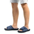 thumbnail image 2 of Sofora by RockDoves Men's Adjustable Wrap Memory Foam Slide Slipper, 2 of 6