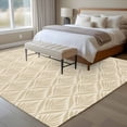 thumbnail image 4 of 8'x10' Area Rugs, Yellow Floral Indoor Outdoor Area Rug for Living Room Bedroom, Vintage Modern Geometric Abstract Art Washable Bathroom Rugs Kitchen Floor Carpet Mats Home Decor Aesthetic, 4 of 8